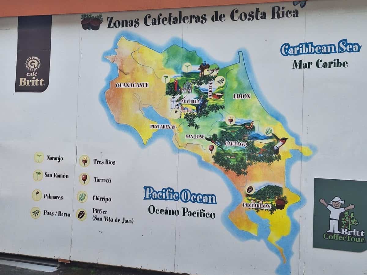 Coffee Zones of Costa Rica